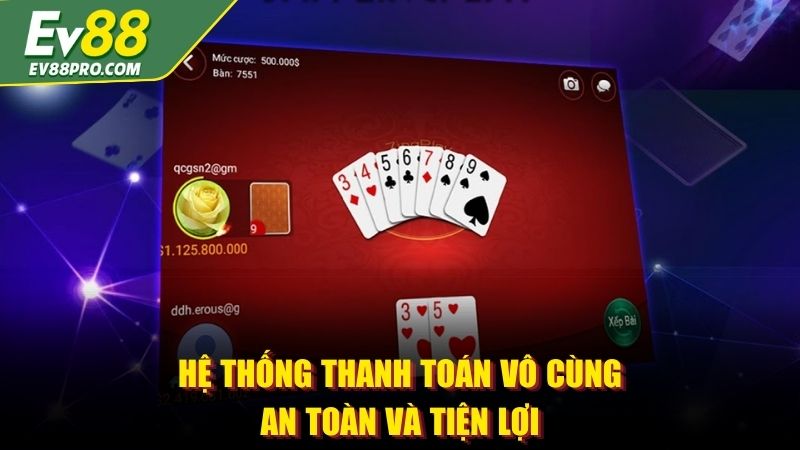 Hệ thống thanh toán vô cùng an toàn và tiện lợi