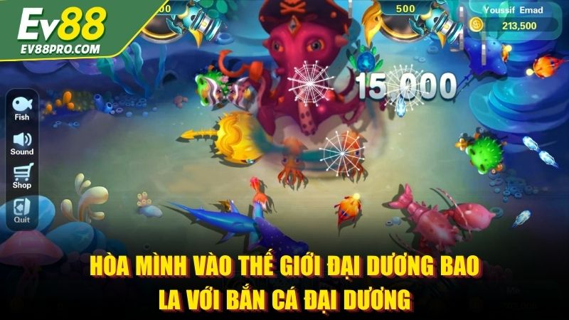 Hòa mình vào sảnh game đại dương bao la với bắn cá đại dương