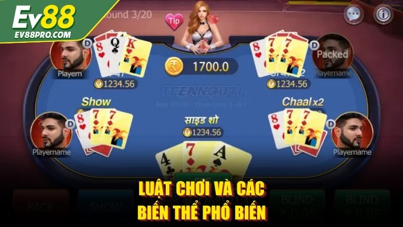 Luật chơi và các biến thể phổ biến