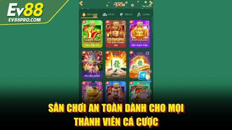 Sân chơi an toàn dành cho mọi thành viên cá cược