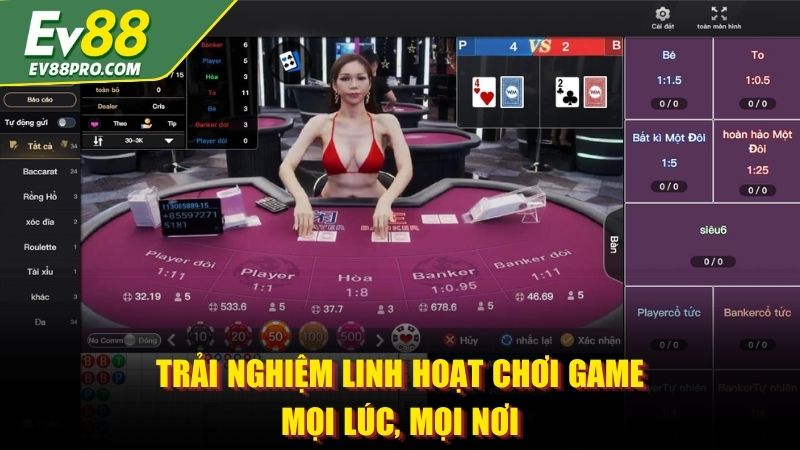 Trải nghiệm linh hoạt chơi game mọi lúc, mọi nơi